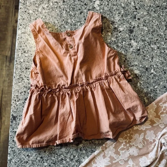 Grayson Collective GIRLS Sleeveless Top and Floral Leggings Set - Size 5T ⭐🌼 - Picture 4 of 11